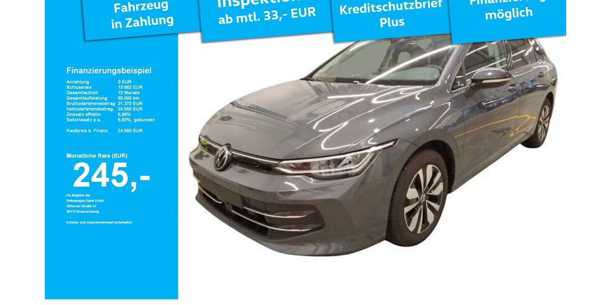 VW Golf 14.080 km 24.250 &euro; Wangen im Allgäu 88239