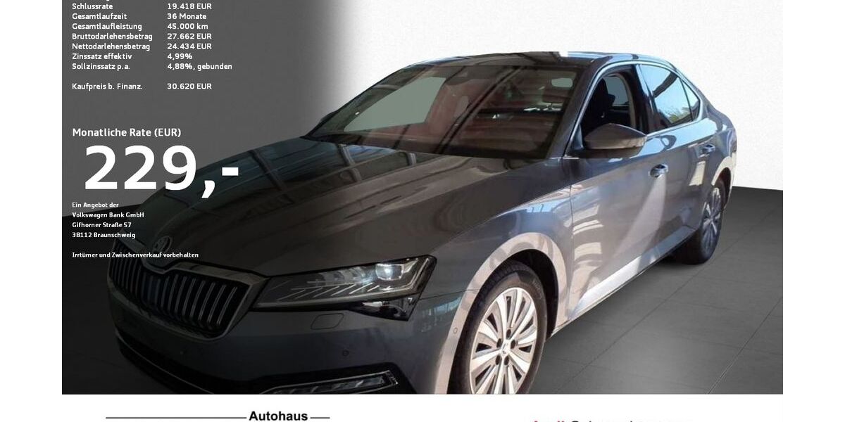 Skoda Superb 41.689 km 30.620 &euro; Ravensburg 88214