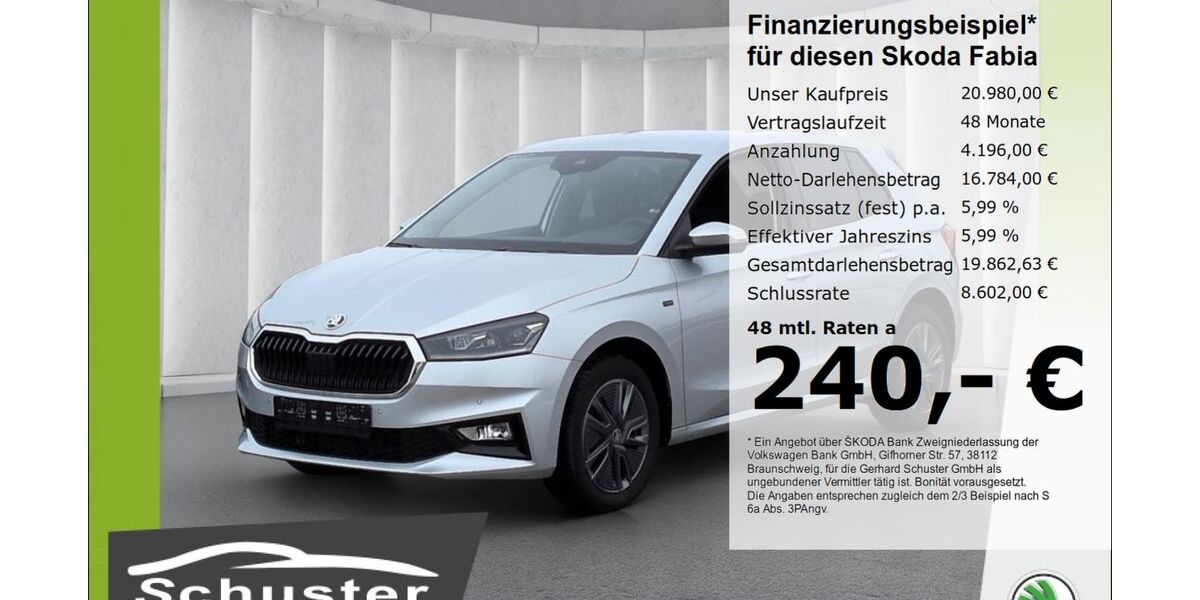Skoda Fabia 25.893 km 20.980 &euro; Ruhstorf 94099