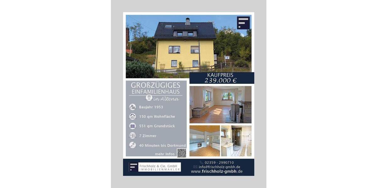 Einziehen und Wohlfühlen! Einfamilienhaus in Altena-Evingsen 7 zimmer