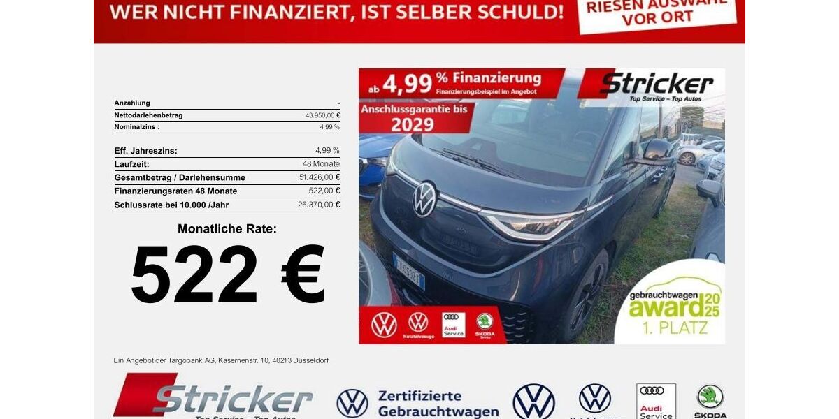 VW ID. Buzz 3.451 km 43.949 &euro; Horn-Bad Meinberg 32805