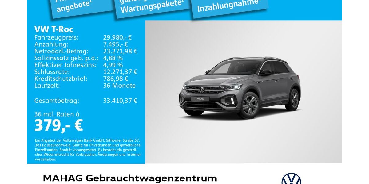 VW T-Roc 16.593 km 29.980 &euro; München 80935