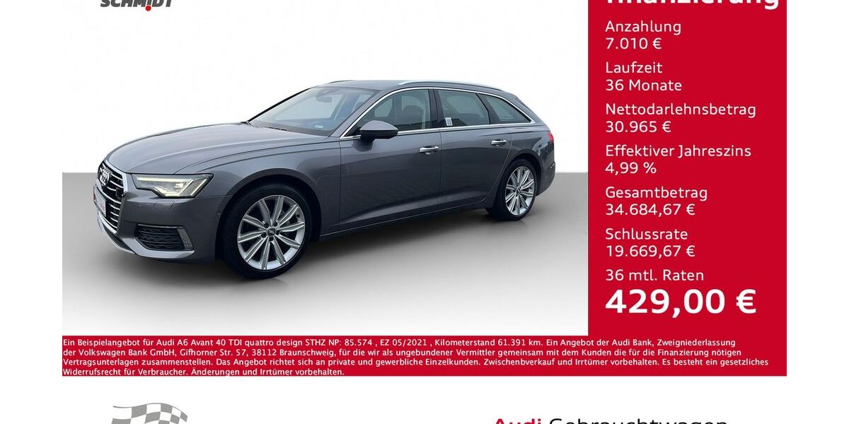 Audi A6 61.391 km 37.975 € Bernsdorf 09337