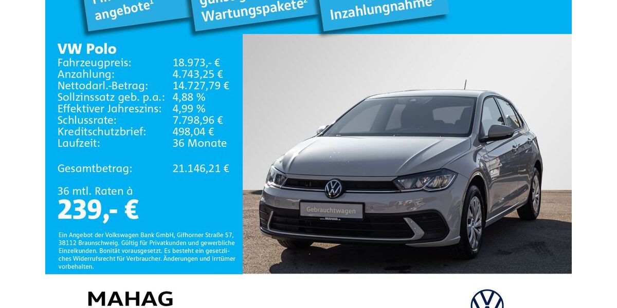 VW Polo 35.370 km 18.973 &euro; München 81825
