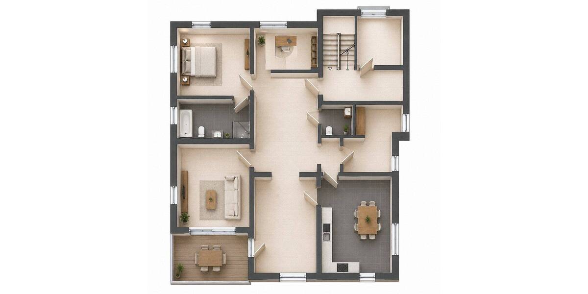 Etagenwohnung Dresden Radeberger Vorstadt - 5 Zimmer, 158 m&sup2;, 2.595&euro; | Angebot:26829311