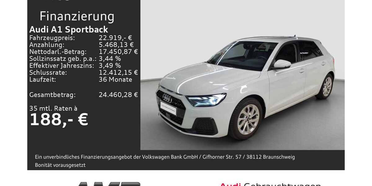 Audi A1 5.510 km 22.470 &euro; Borna 04552