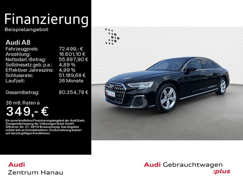 Audi A8 29.500 km 72.499 € Hanau 63452