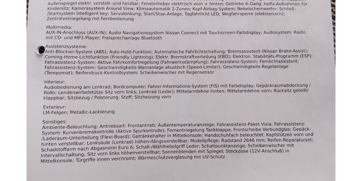 Nissan Qashqai 66.000 km 13.650 &euro; Walzbachtal 75045