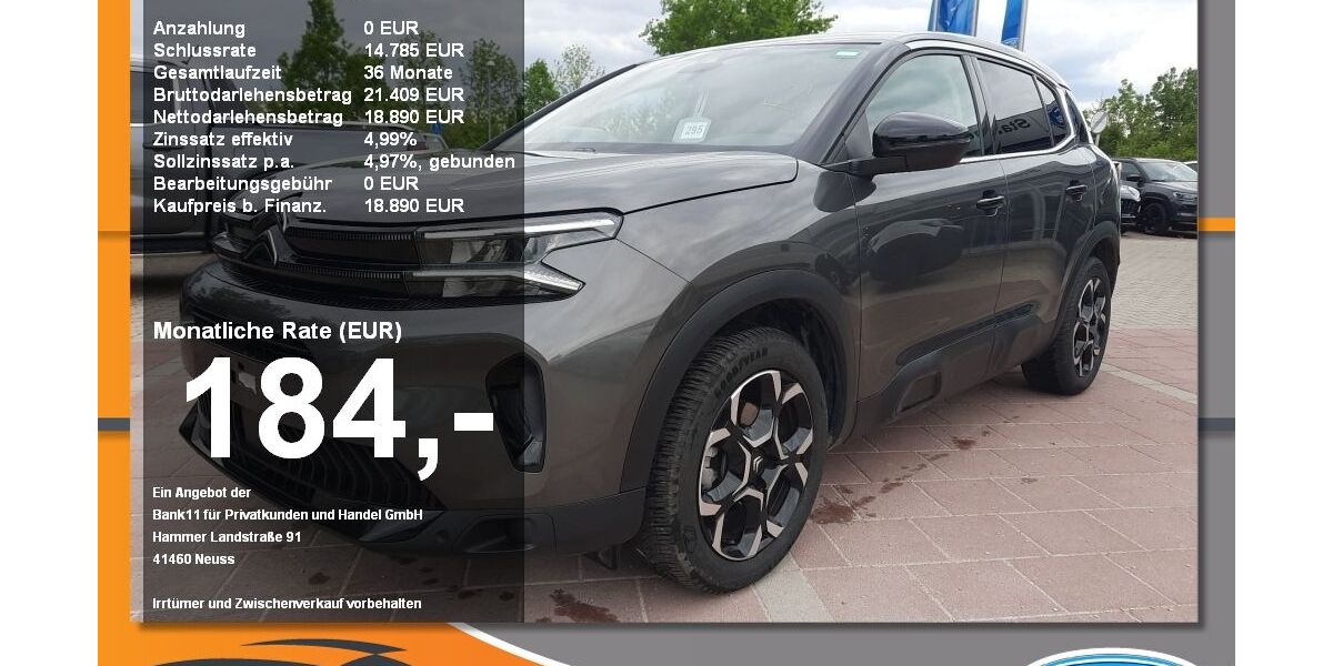 Citroen C5 Aircross 29.707 km 18.980 &euro; Neustadt / Donau 93333