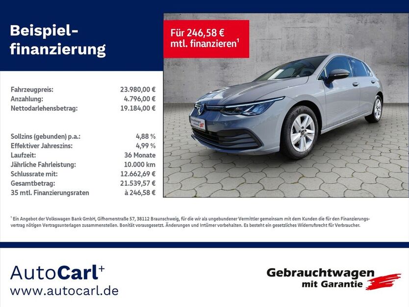 VW Golf 53.100 km 23.980 € Plauen 08527