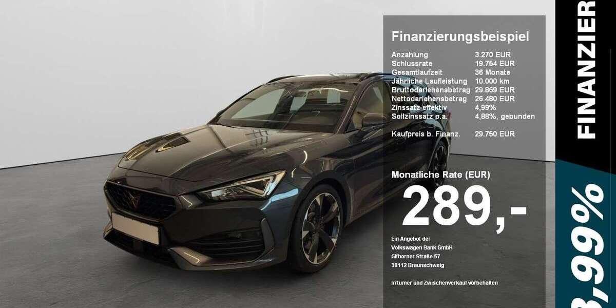 Cupra Leon 39.640 km 29.350 &euro; Regensburg 93055