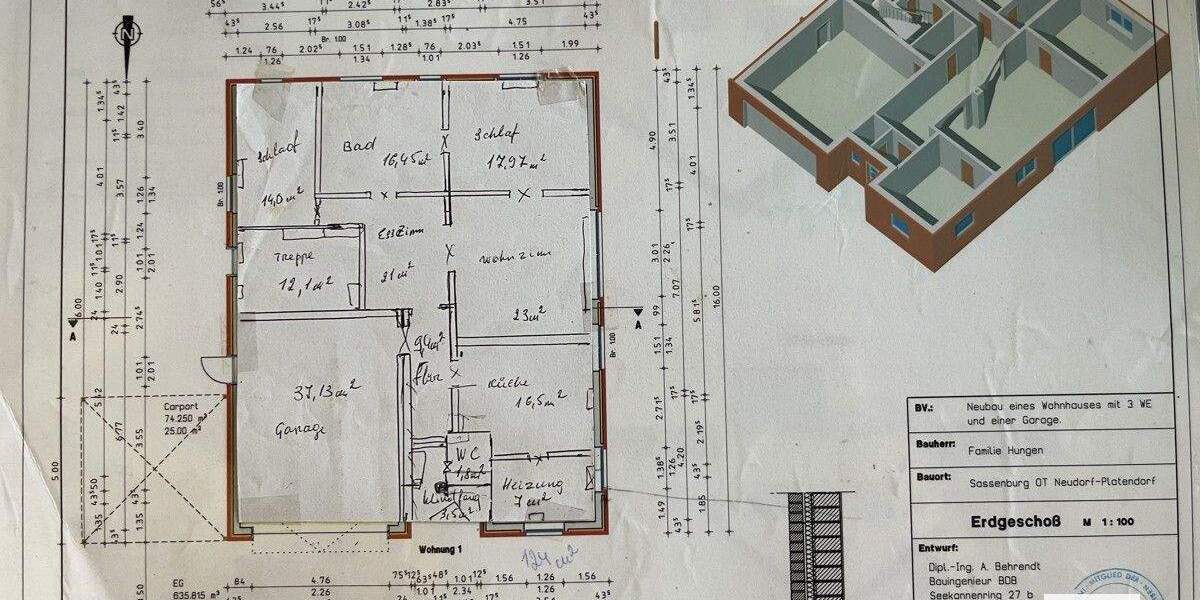 Mehrfamilienhaus, Wohnhaus Sassenburg / Neudorf-Platendorf Neudorf-Platendorf - 8 Zimmer, 310 m&sup2;, 699.000&euro; | Angebot:25357921