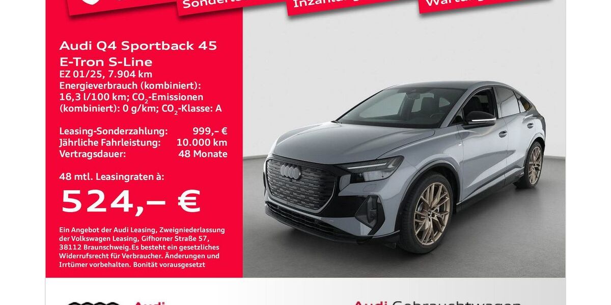 Audi Q4 e-tron 7.951 km 50.870 &euro; Bremerhaven 27576