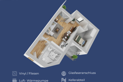 Erstbezug: 2-Zimmer-Wohnung in Schäftlarn, nahe S-Bahn (AP01) 2 zimmer