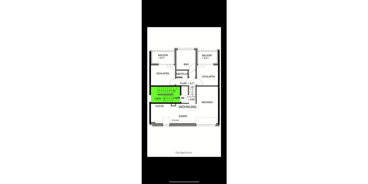 Etagenwohnung Aschaffenburg Österreicher Kolonie - 3 Zimmer, 78 m&sup2;, 439.000&euro; | Angebot:26579049