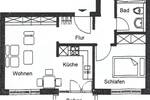 Etagenwohnung Leipzig Reudnitz-Thonberg - 2 Zimmer, 40 m&sup2;, 369&euro; | Angebot:26887673