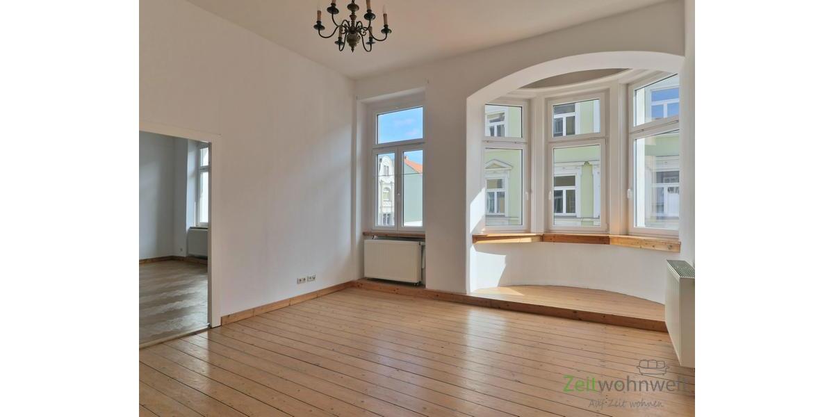 (12403_01) MGN: helle 2-Raum-Wohnung mit Parkett, Holzdielung, Stuckdecken, Balkon und Einbauküche in der Innenstadt - Etagenwohnung Meiningen | Angebot:25343658
