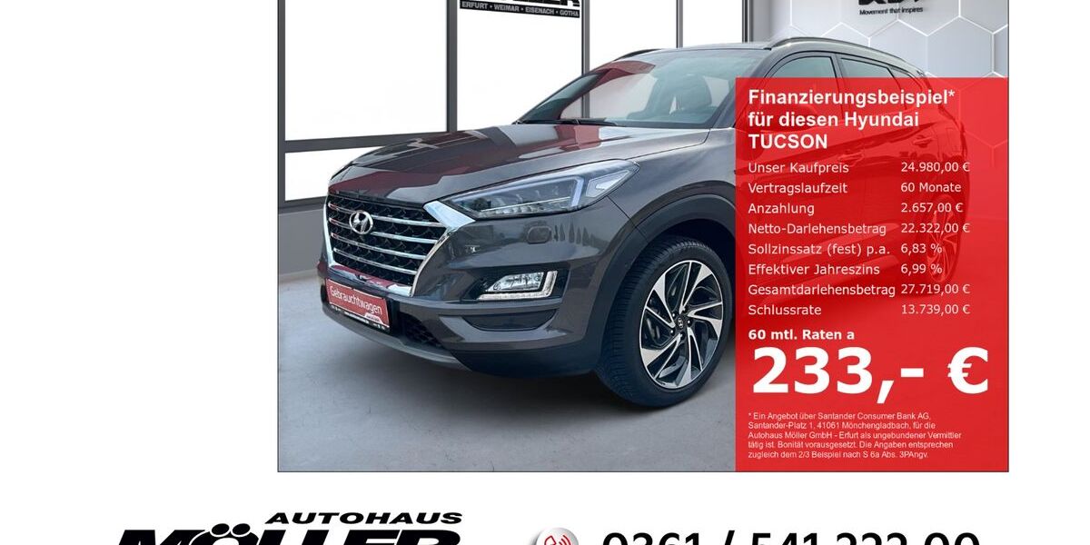 Hyundai TUCSON 14.300 km 24.980 &euro; Erfurt 99087