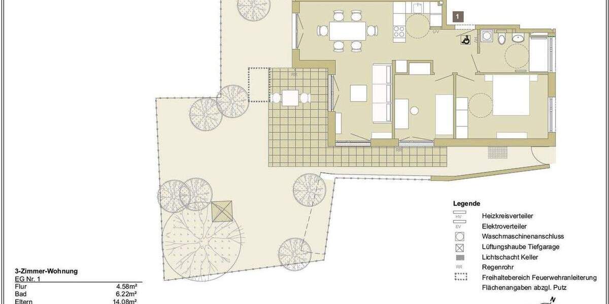 Etagenwohnung Geisenfeld Geisenfeldwinden - 3 Zimmer, 75 m&sup2;, 423.590&euro; | Angebot:24306233