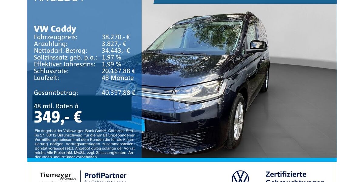 VW Caddy 12.143 km 38.270 &euro; Recklinghausen 45663