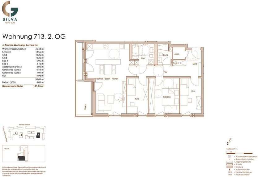Wohnung zum Kaufen in Geretsried 654.900 € 101.66 m²