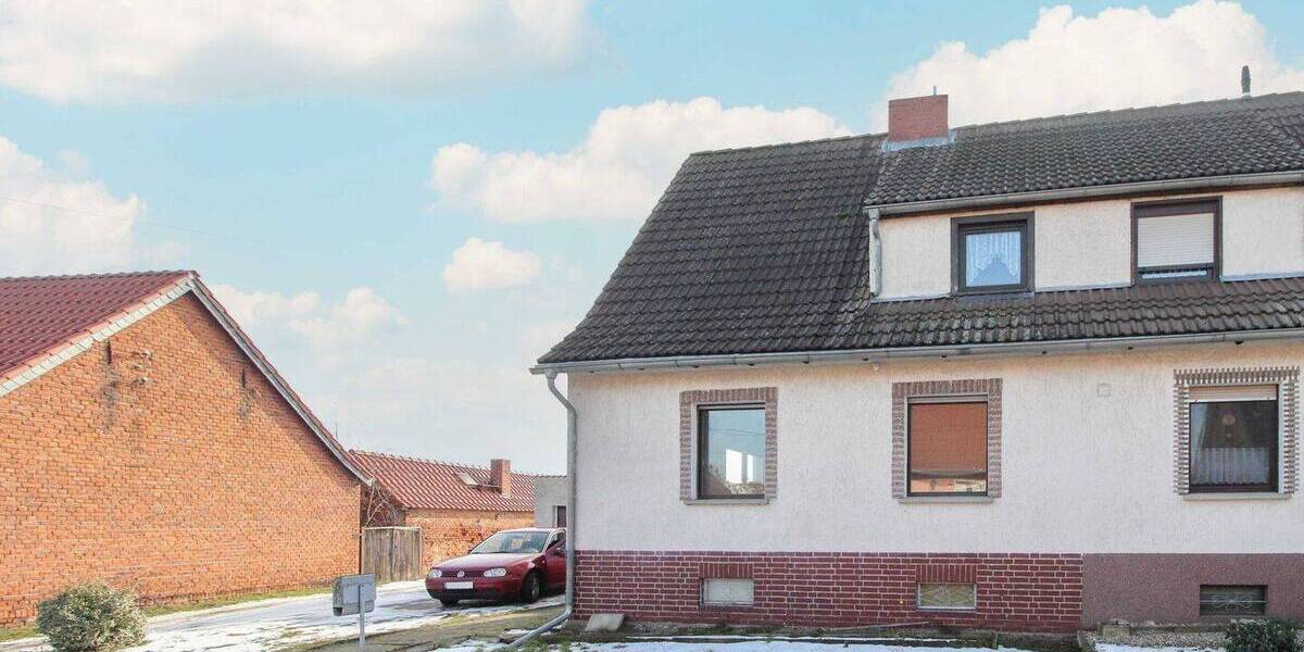 Doppelhaushälfte Elbe-Parey Güsen - 4 Zimmer, 100 m&sup2;, 75.000&euro; | Angebot:26435060