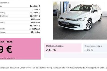 VW Golf 12.203 km 24.850 &euro; Blomberg 32825