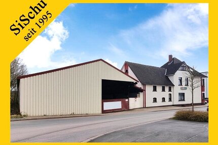 Interessantes Wohn-Geschäftshaus mit Gewerbehalle!