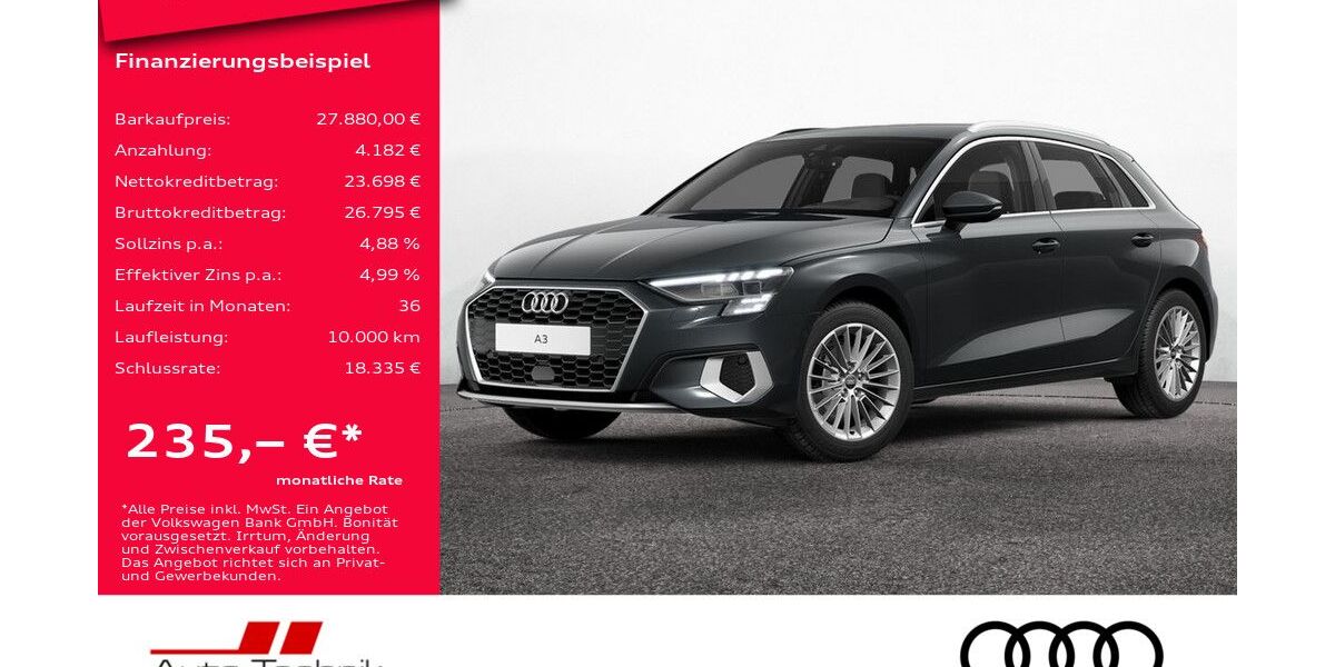 Audi A3 45.367 km 27.880 &euro; Wittenberge 19322