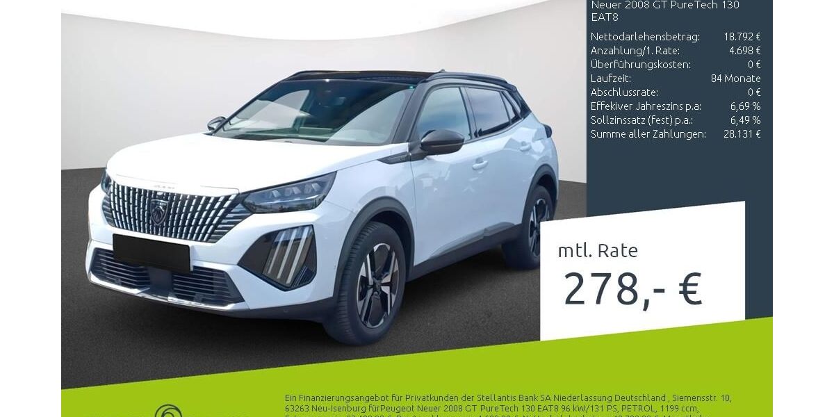 Peugeot 2008 24.590 km 22.979 &euro; Dülmen 48249