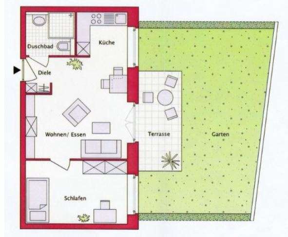 Wohnung zum Kaufen in Dossenheim 254.000 € 48 m² 2 zimmer