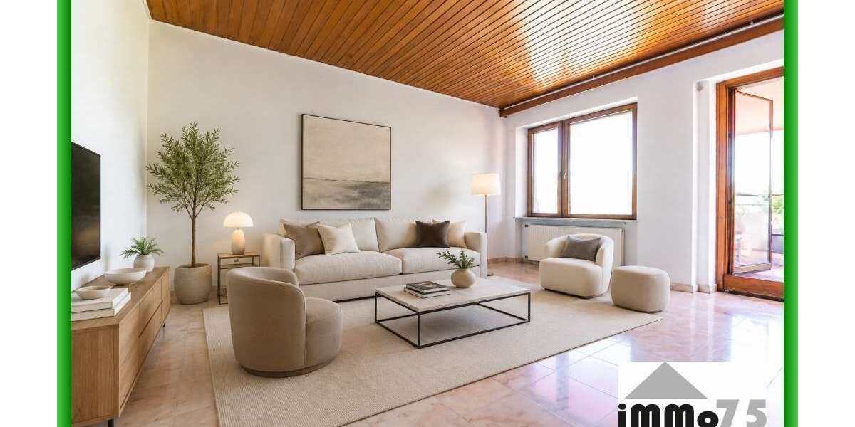 Etagenwohnung Pforzheim - 2 Zimmer, 60 m&sup2;, 149.000&euro; | Angebot:27079416