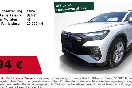 Audi Q4 e-tron 9.350 km 42.895 &euro; Erlangen 91058