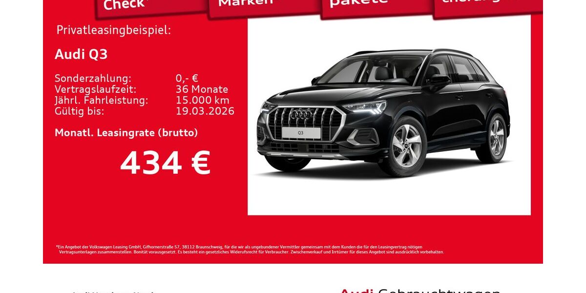 Audi Q3 19.562 km 40.870 &euro; Hamburg 22419