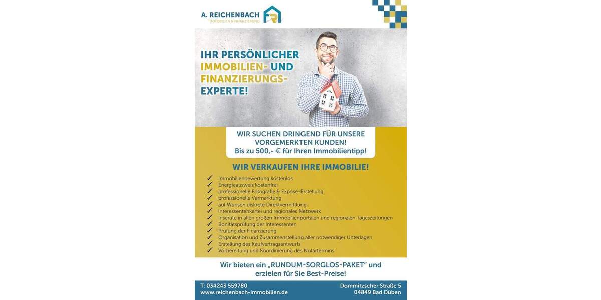 Etagenwohnung Bad Schmiedeberg - 3 Zimmer, 77 m&sup2;, 99.000&euro; | Angebot:25665793