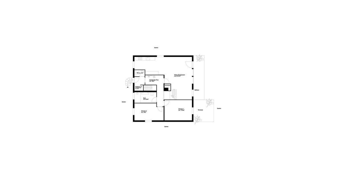 Einfamilienhaus Stetten am kalten Markt - 4.5 Zimmer, 120 m&sup2;, 1.350&euro; | Angebot:26223804