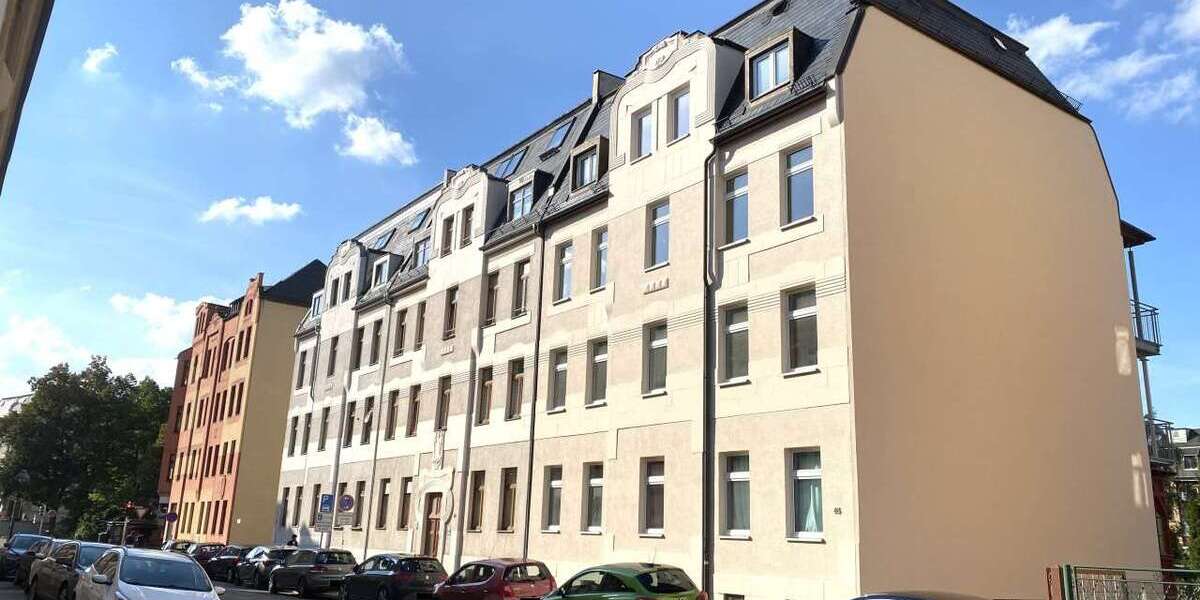 Etagenwohnung Zwickau Nordvorstadt - 2 Zimmer, 47 m&sup2;, 50.000&euro; | Angebot:26547189