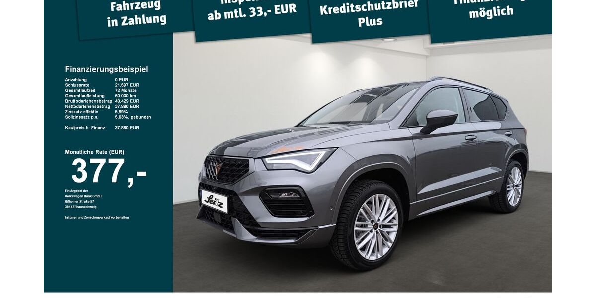 Cupra Ateca 10.000 km 37.880 &euro; Memmingen 87700