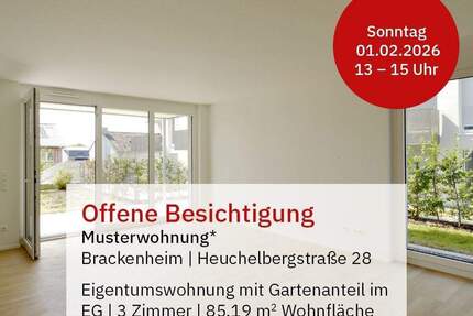 3-Zimmer-Wohnung in Brackenheim »Theodor-Heuss-Siedlung Haus 1« - Gartenanteil 3 zimmer