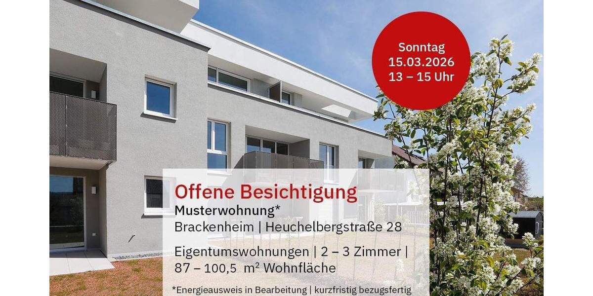 Etagenwohnung Brackenheim Dürrenzimmern - 3 Zimmer, 85 m&sup2;, 445.000&euro; | Angebot:24676418