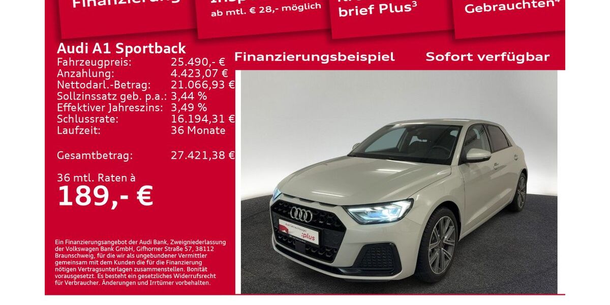 Audi A1 8.800 km 25.490 &euro; Berlin 12489