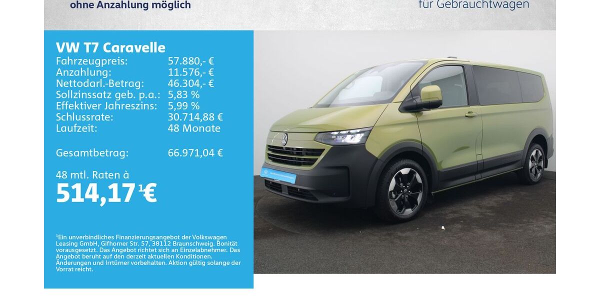 VW T7 Caravelle 9.000 km 57.880 &euro; Würzburg 97076