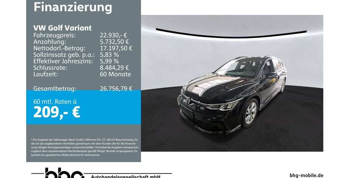 VW Golf 110.659 km 22.930 &euro; Mössingen 72116