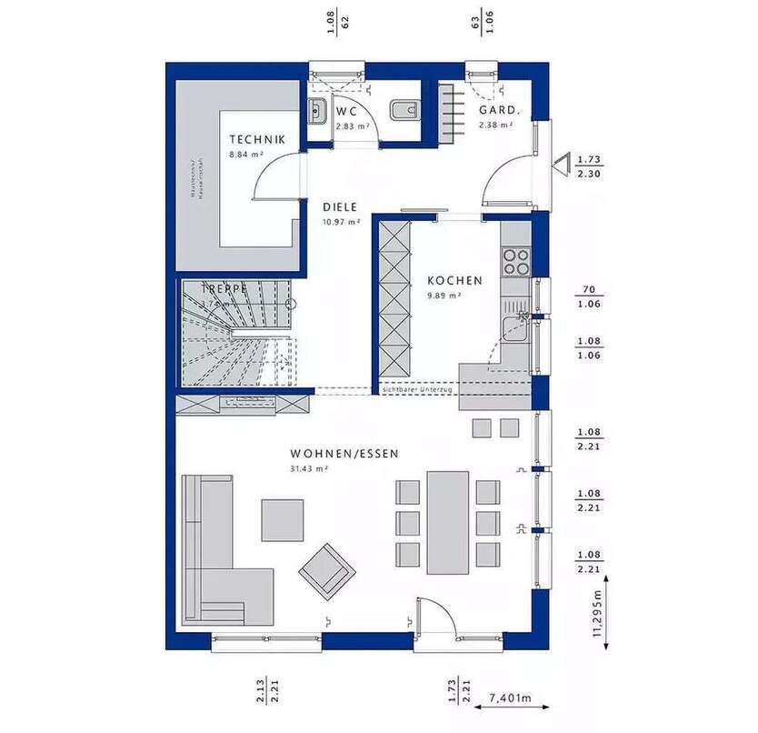 Haus zum Kaufen in Mainz Ebersheim 671.467 € 138 m²
