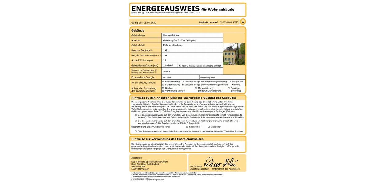 Erdgeschoßwohnung Beilngries - 2 Zimmer, 57 m&sup2;, 215.000&euro; | Angebot:26962084