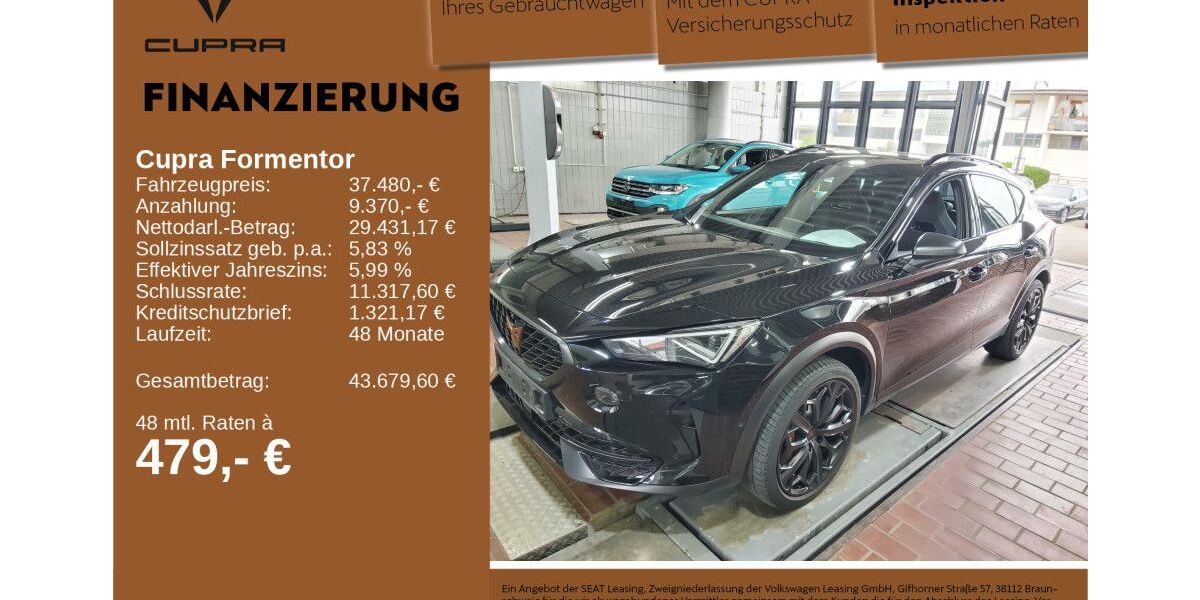 Cupra Formentor 19.872 km 37.480 &euro; Neu-Ulm 89231