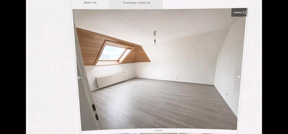 Dachgeschoßwohnung Osann-Monzel Monzel - 3 Zimmer, 75 m&sup2;, 770&euro; | Angebot:26673419