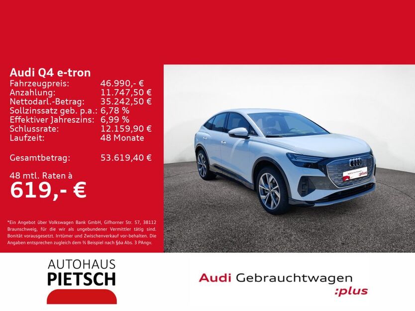 Audi Q4 e-tron 13.020 km 46.990 € Bünde 32257
