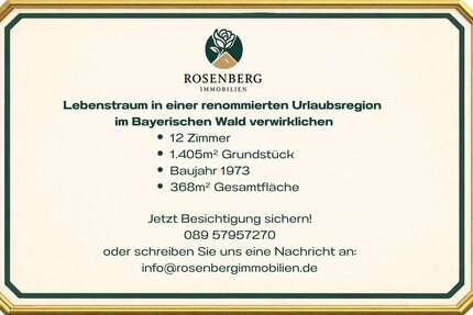 Gewerbeobjekt Bodenmais - 975.000&euro; | Angebot:26885725