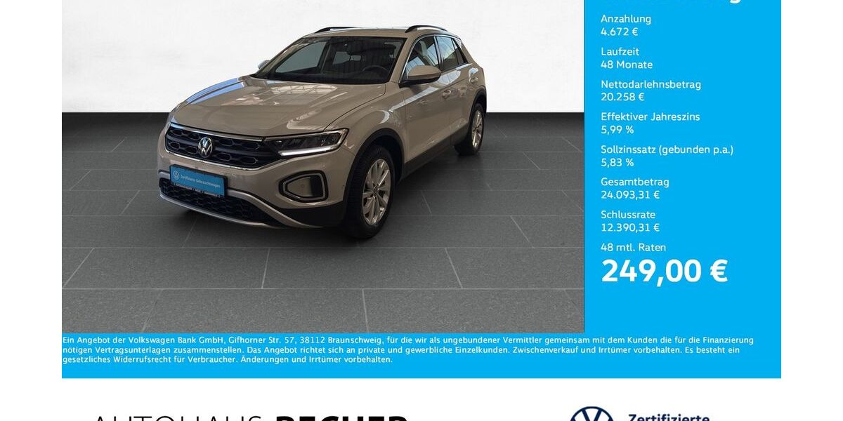 VW T-Roc 42.974 km 24.930 &euro; Wesel 46485